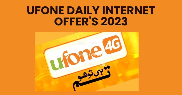 Ufone Daily Internet Package 2023