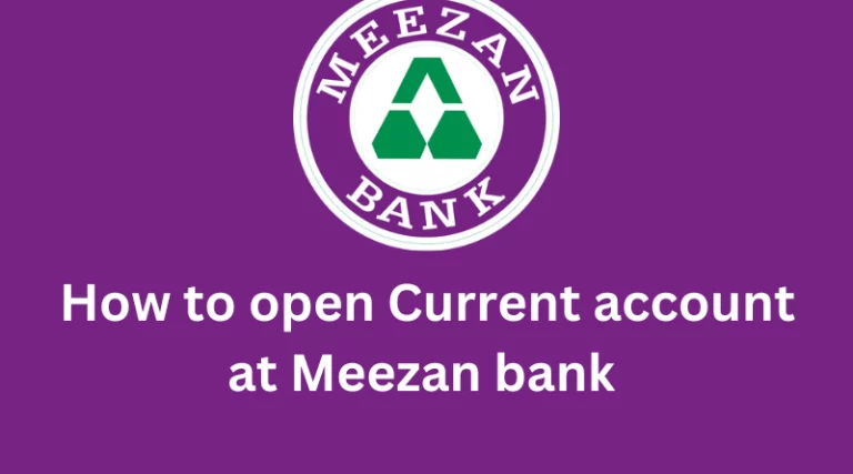 How to open  current account at Meezan bank 2023