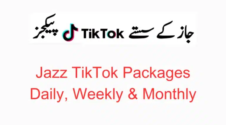 Jazz TikTok Package Code 2023 Daily, Weekly, and Monthly