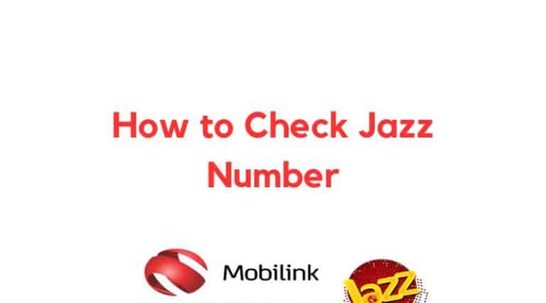 How to check Jazz Sim number