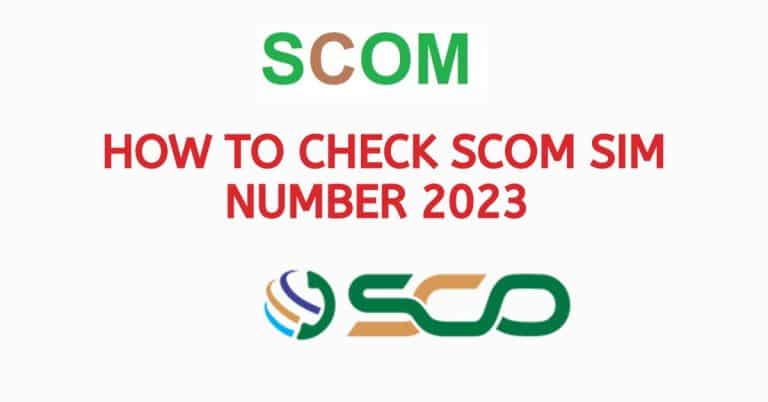 How To Check SCOM Sim Number 2023 