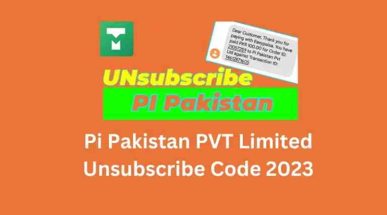 pi Pakistan pvt Limited Unsubscribe 2023