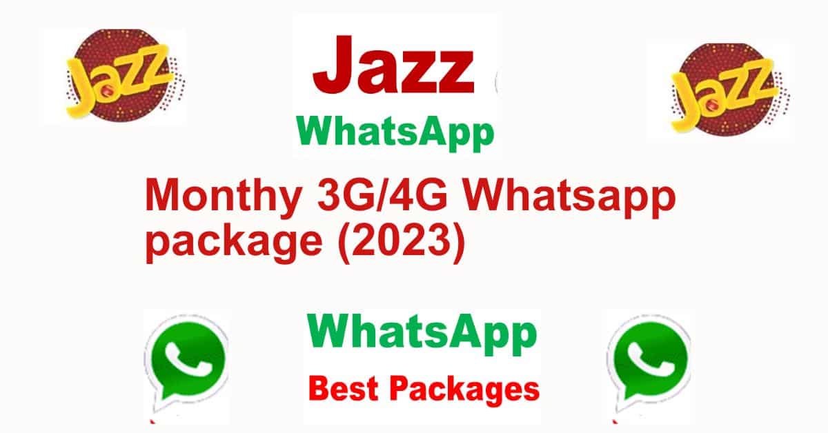 Jazz Monthly WhatsApp Package