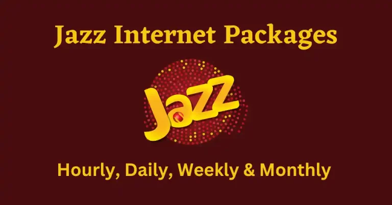 Jazz Internet Packages 2023 – Hourly, Daily, Weekly & Monthly
