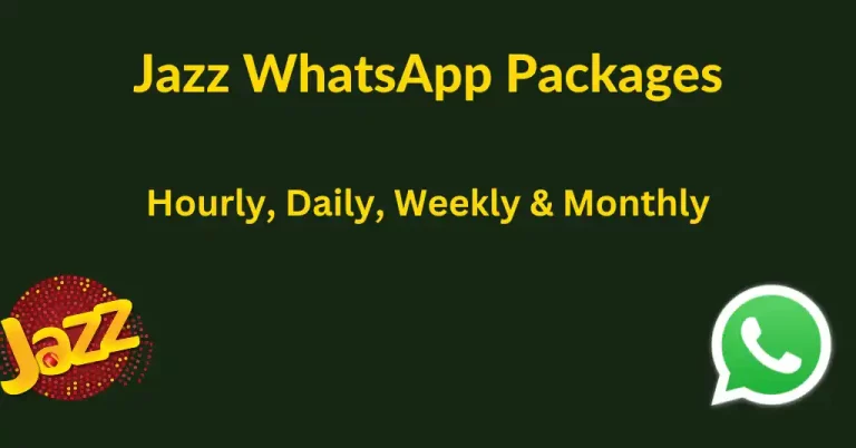Jazz WhatsApp Packages 2023 – Hourly, Daily, Weekly & Monthly