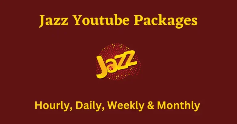 Jazz Youtube Packages 2023 – Hourly, Daily, Weekly & Monthly