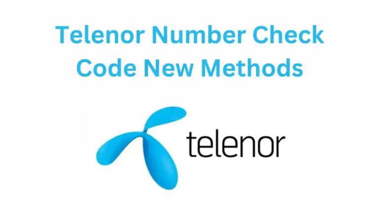 Telenor Number Check Code New Methods 2023