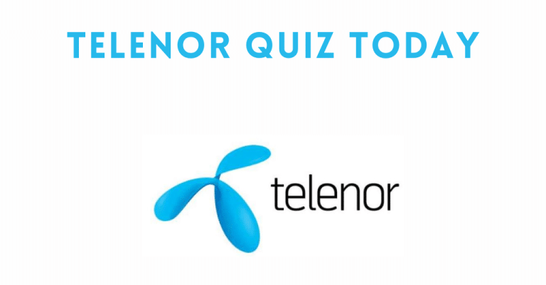 Telenor Quiz Today 2023