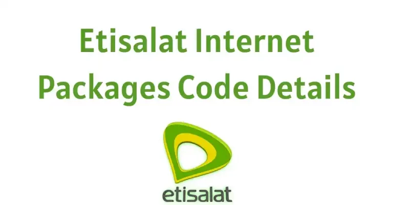 Etisalat Internet Packages Code
