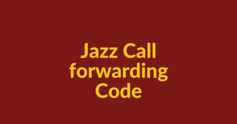 Jazz Call forwarding Code (2024) – Jazz Call Divert Code