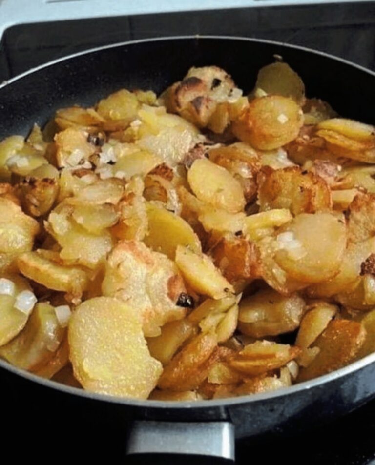 ONIONS AND POTATOES FRIED