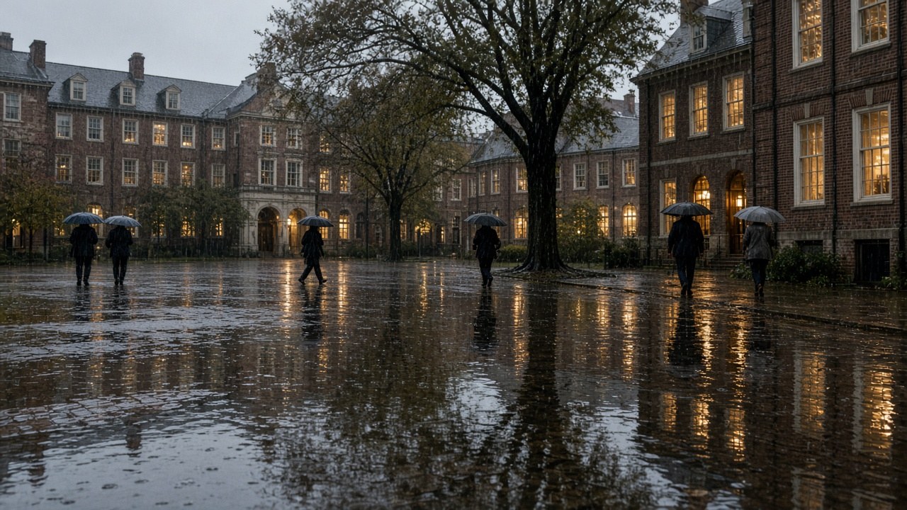 A soggy Flagler afternoon