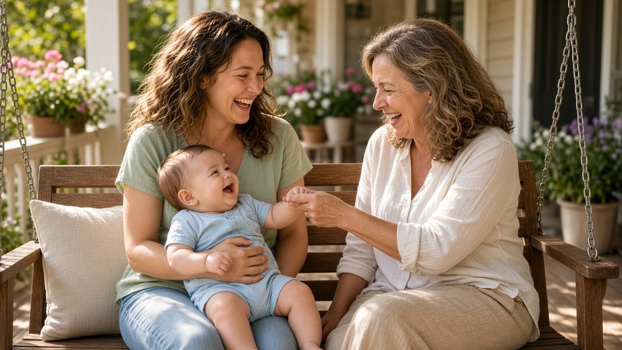 Two moms, one little boy