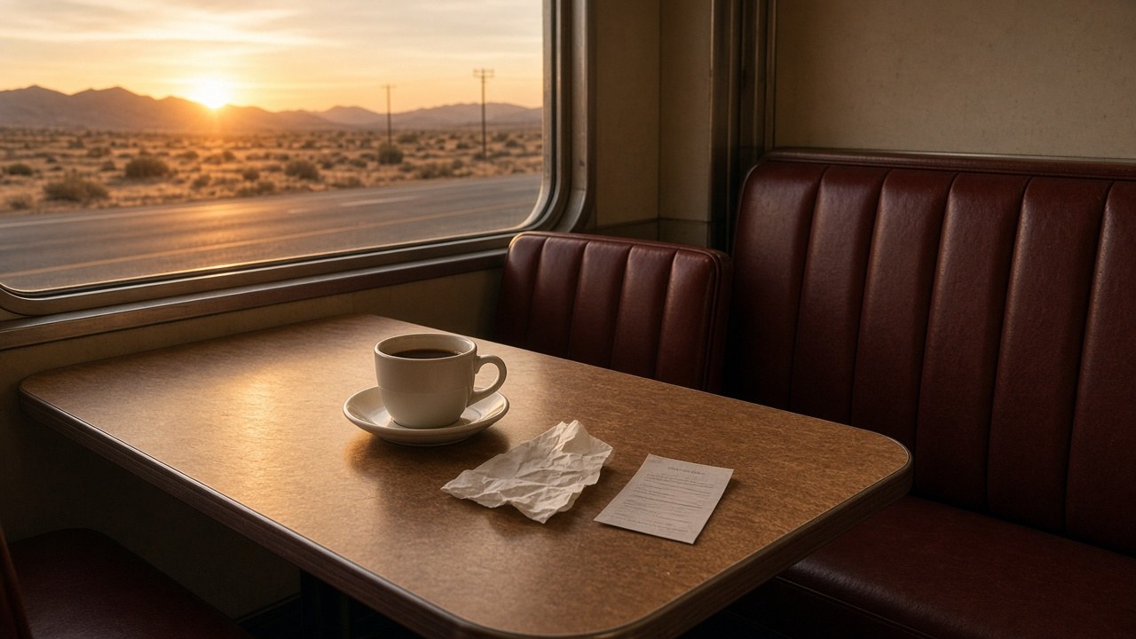 A long day in a New Mexico diner