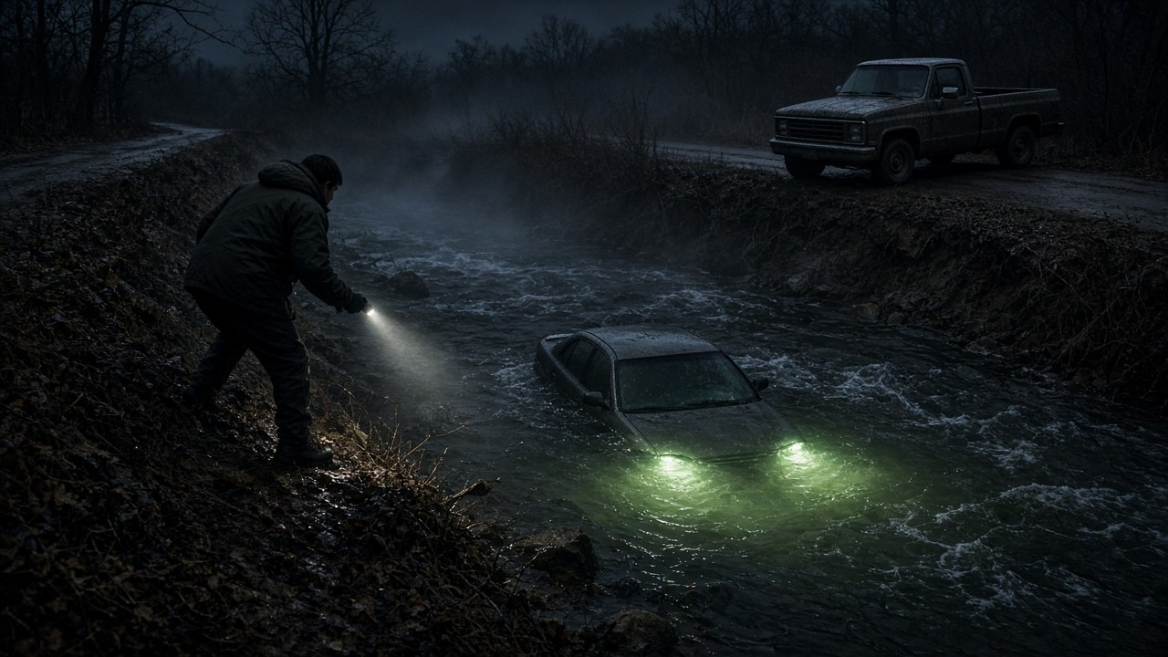 The creek crossing twenty-three years ago