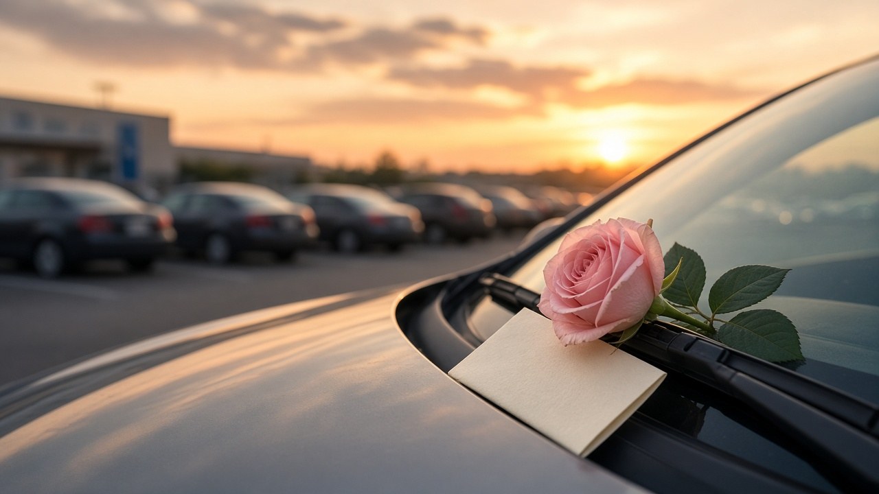 A Teen Once Left Flowers on Strangers' Cars Just Because. Now Her Family Does It for Her