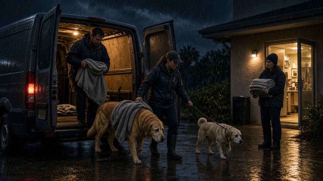 They Drove Into Hurricane Isaias to Save 22 Dogs. Betty White Was Already Wagging