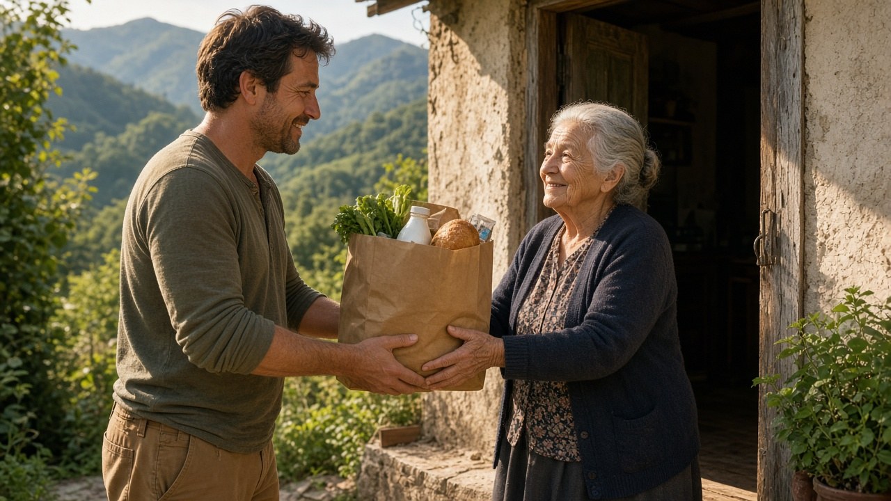 The noodle cook helping a family in need in the mountains