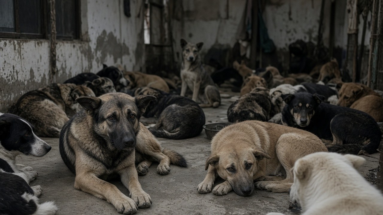 The overcrowded room the RSPCA documented
