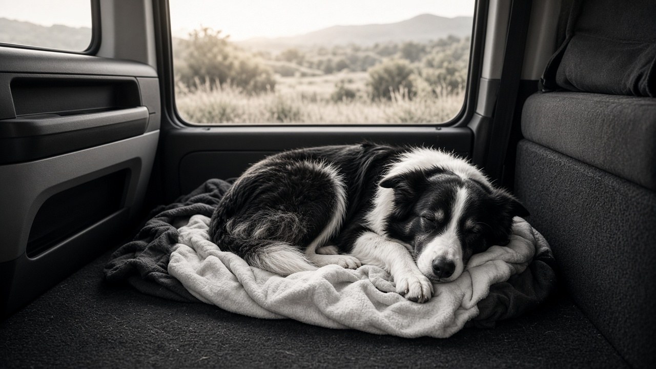 The campervan ride home