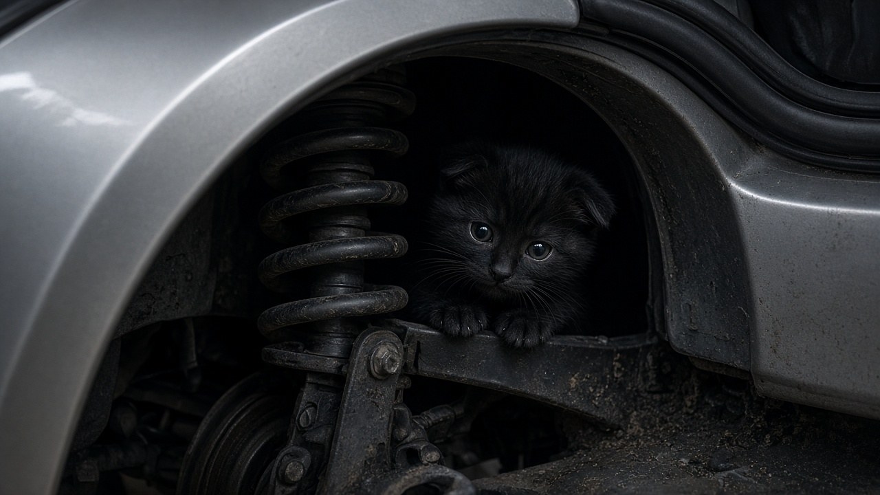 A very determined stowaway