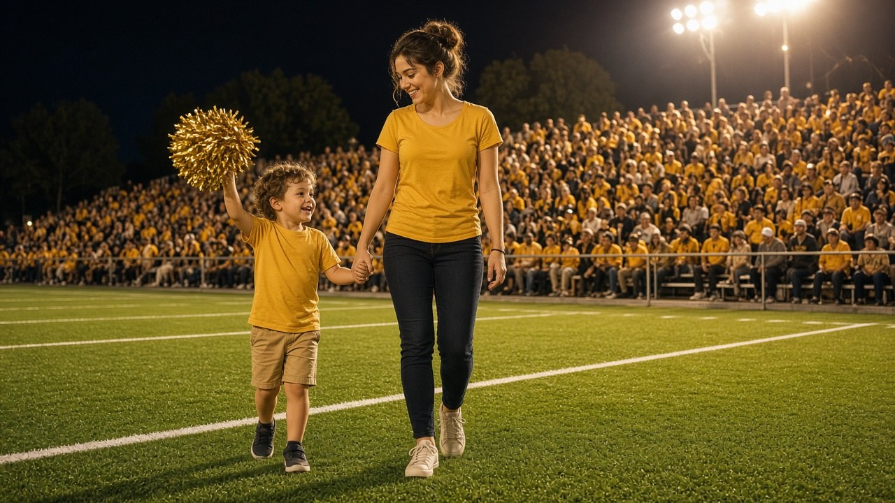 A town dressed in gold for Remi